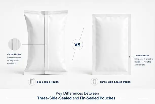 Key Differences Between Three-Side-Sealed and Fin-Sealed Pouches